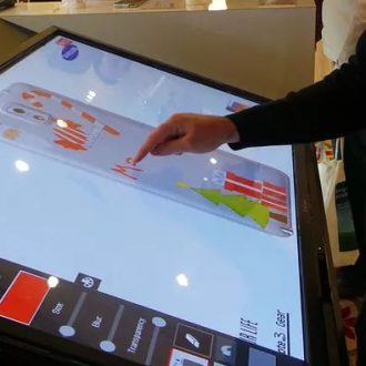 Graffiti Touch table