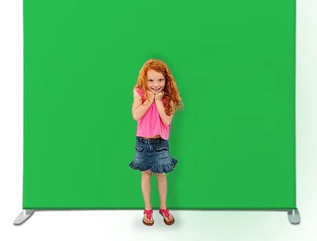 Green Tension Backdrop